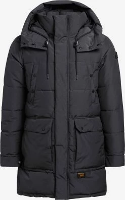 Khujo Winterjassen Winterjas Vivas Heren Donkergrijs