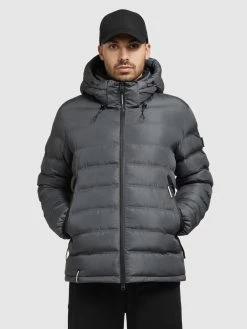 Khujo Winterjassen Winterjas Gamer Heren Antraciet -Khujo Verkoop winkel 049f273493ad413444dac4794daadff0