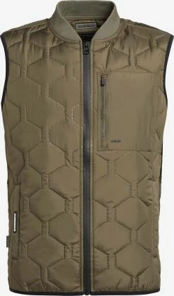 Khujo Bodywarmers Bodywarmer Liel Heren Olijfgroen