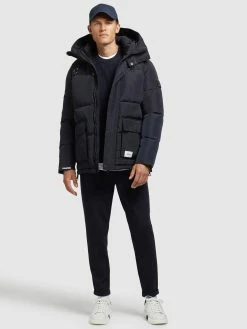 Khujo Winterjassen Winterjas Jedi Heren Donkerblauw -Khujo Verkoop winkel 5f026283df78d66aeef6f37404d462b4