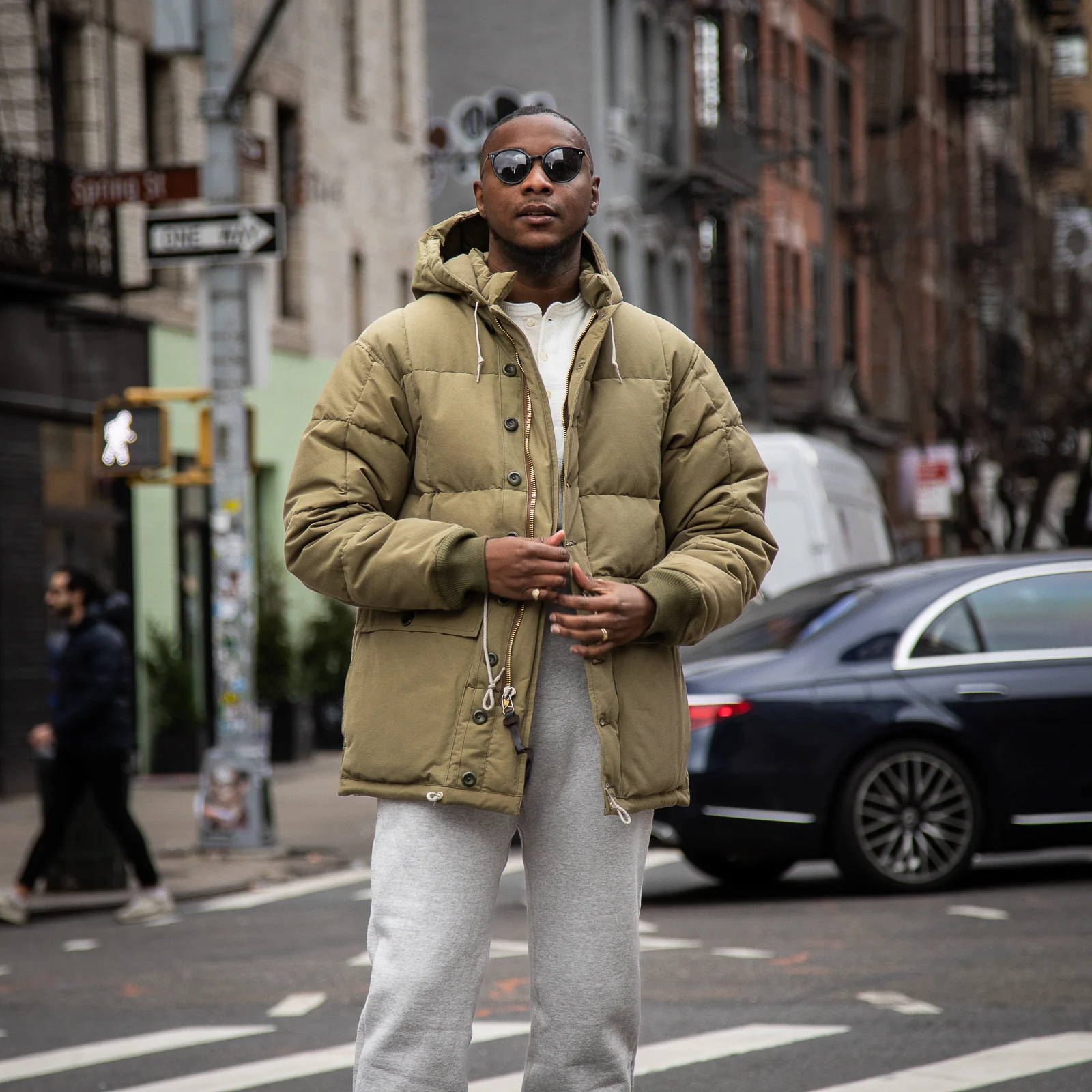 Khujo Verkoop winkel 27 Khujo Verkoop winkel -Khujo Verkoop winkel RMC Cotton NylonHoodedDownJacket Olive