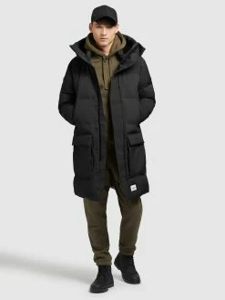 Khujo Wintermantels Winterjas Slow Heren Zwart -Khujo Verkoop winkel a25e0e6433eb848766d8d939f5fff8d8