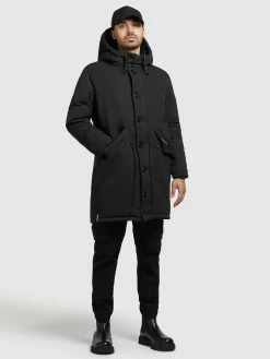 Khujo Parkas Winterparka Terra Heren Zwart -Khujo Verkoop winkel cc48df115e04e364a467362f5641887a