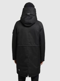 Khujo Wintermantels Winterjas Tuck Heren Zwart -Khujo Verkoop winkel f507eb42c658b918d76fa012e06ab65b