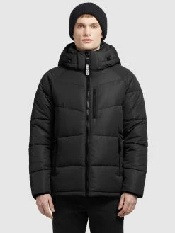 Khujo Winterjassen Winterjas Croon Heren Zwart -Khujo Verkoop winkel f89d72177d30f21c0b17b36fc0b367e7