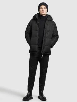 Khujo Winterjassen Winterjas Croon Heren Zwart -Khujo Verkoop winkel fb9aba149d51252ade19115f85641b06